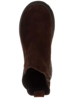 Leder-Chelsea-Boots in Braun><noscript><img width=