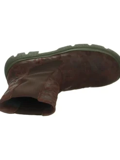 Leder-Chelsea-Boots in Braun><noscript><img width=