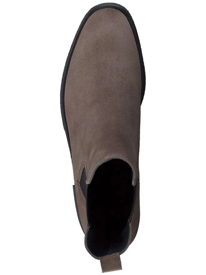 Paul Green Stiefeletten^Leder-Chelsea-Boots in Braun