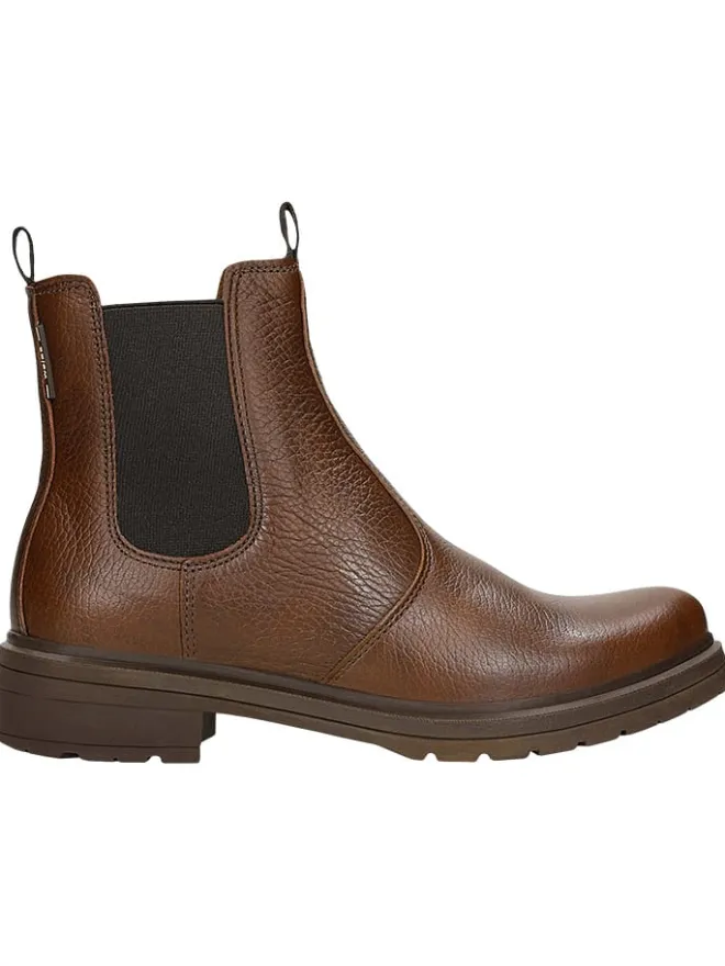 Leder-Chelsea-Boots in Braun>Wojas New