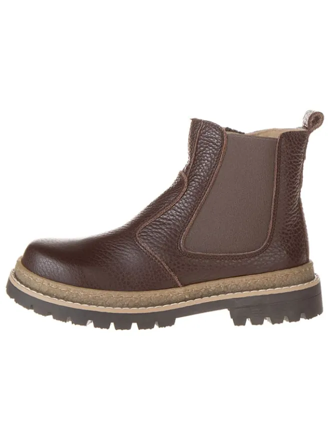 lamino Stiefeletten·Chelsea Boots^Leder-Chelsea-Boots in Braun