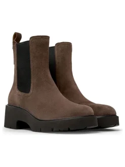 Leder-Chelsea-Boots in Braun>Camper Clearance