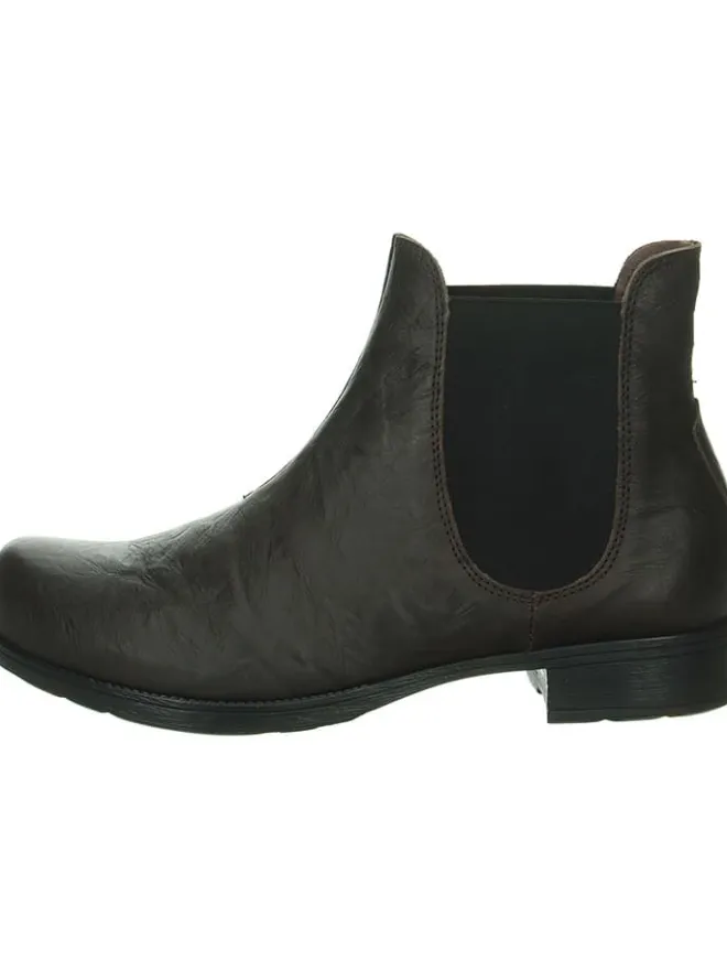 Think! Stiefeletten^Leder-Chelsea-Boots in Braun