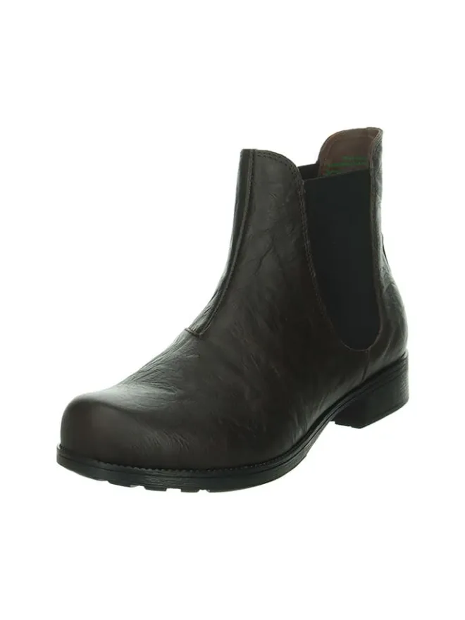Think! Stiefeletten^Leder-Chelsea-Boots in Braun