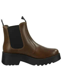 Leder-Chelsea-Boots in Braun><noscript><img width=