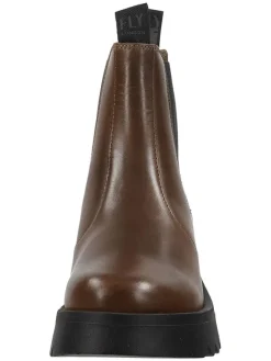 Leder-Chelsea-Boots in Braun><noscript><img width=