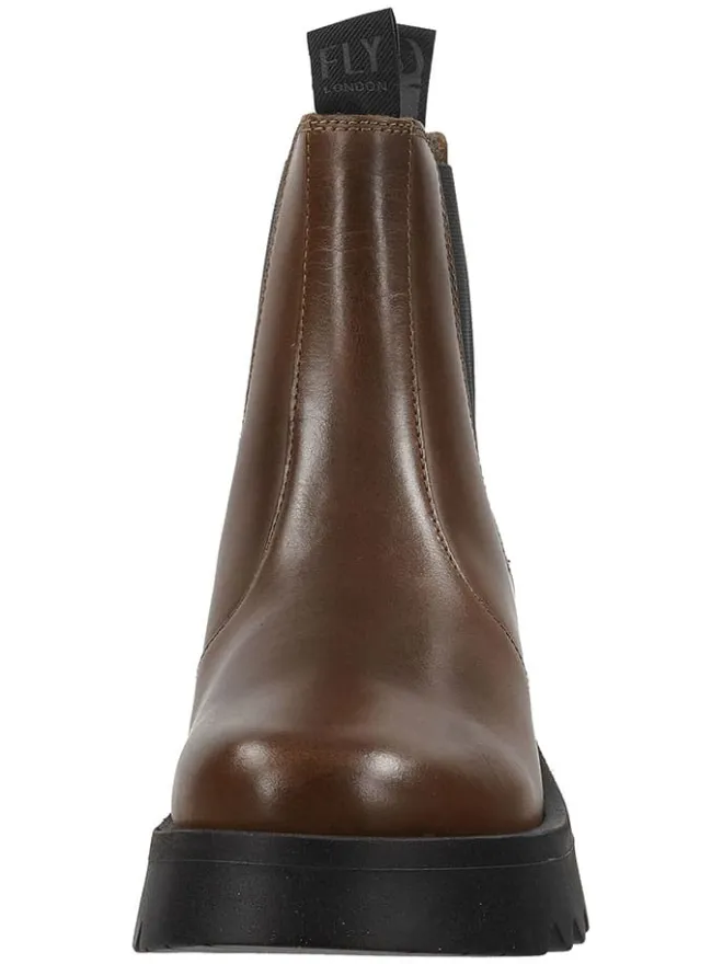 Leder-Chelsea-Boots in Braun>Fly London Best