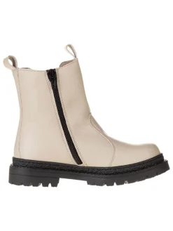 lamino Stiefeletten·Chelsea Boots^Leder-Chelsea-Boots in Creme