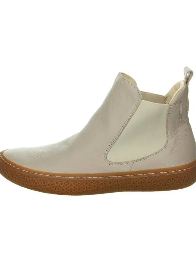 Think! Stiefeletten^Leder-Chelsea-Boots in Creme