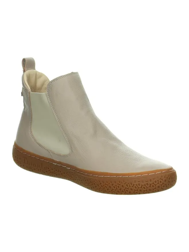 Think! Stiefeletten^Leder-Chelsea-Boots in Creme