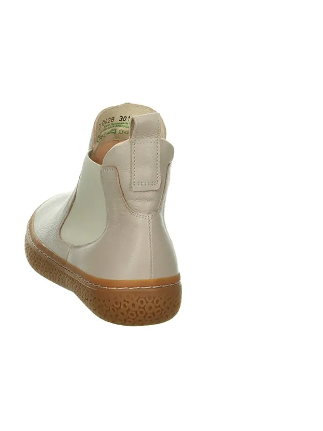 Think! Stiefeletten^Leder-Chelsea-Boots in Creme