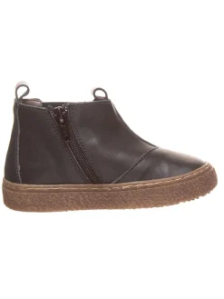 Leder-Chelsea-Boots in Dunkelblau>El Naturalista New