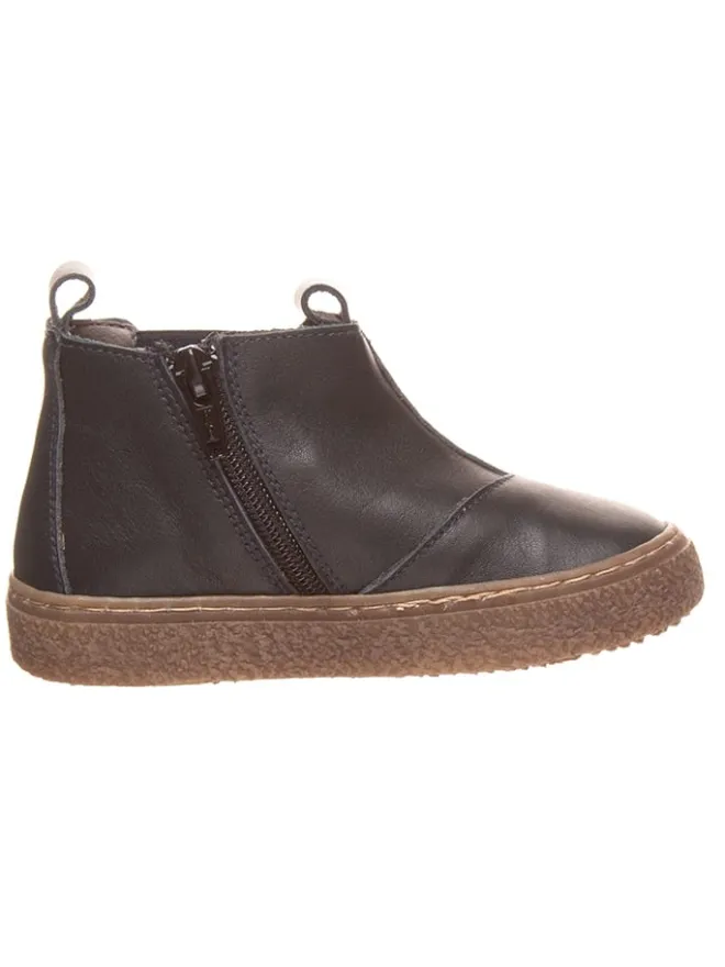 Leder-Chelsea-Boots in Dunkelblau>El Naturalista New