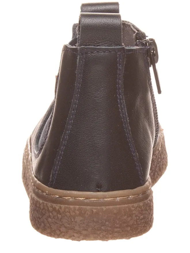 Leder-Chelsea-Boots in Dunkelblau>El Naturalista New