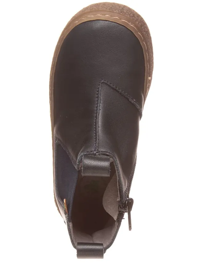 Leder-Chelsea-Boots in Dunkelblau>El Naturalista New
