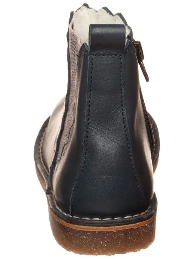 kmins Stiefeletten·Chelsea Boots^Leder-Chelsea-Boots in Dunkelblau