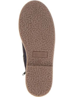 Leder-Chelsea-Boots in Dunkelblau><noscript><img width=