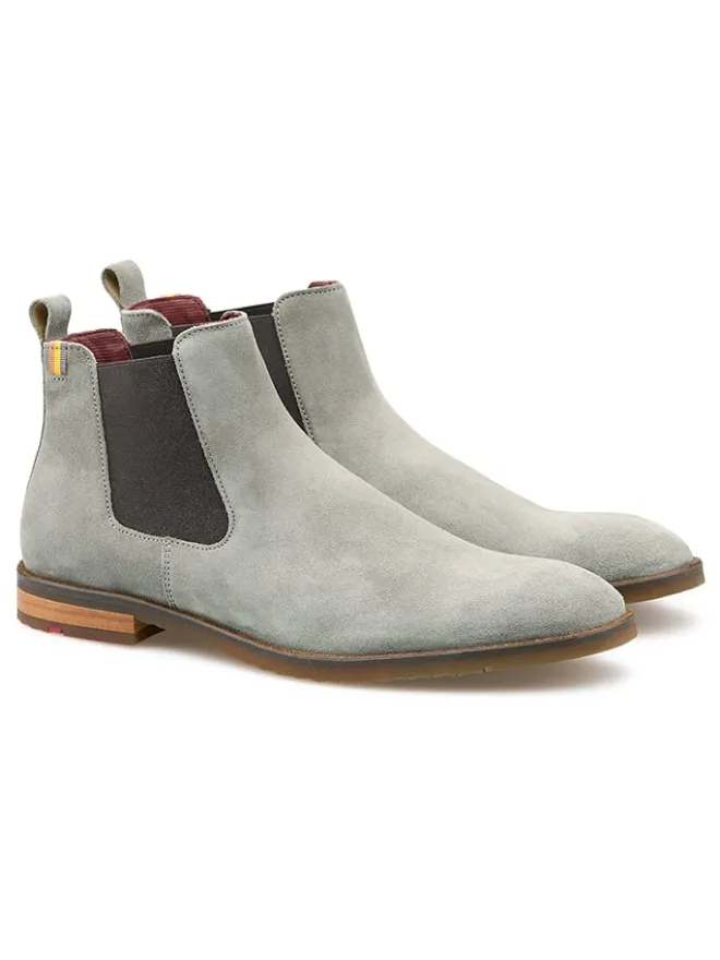 Leder-Chelsea-Boots in Grau>LLOYD Best