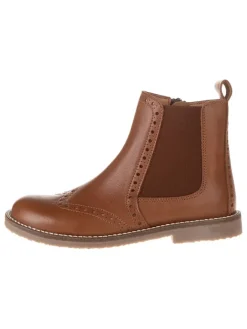 lamino Stiefeletten·Chelsea Boots^Leder-Chelsea-Boots in Hellbraun