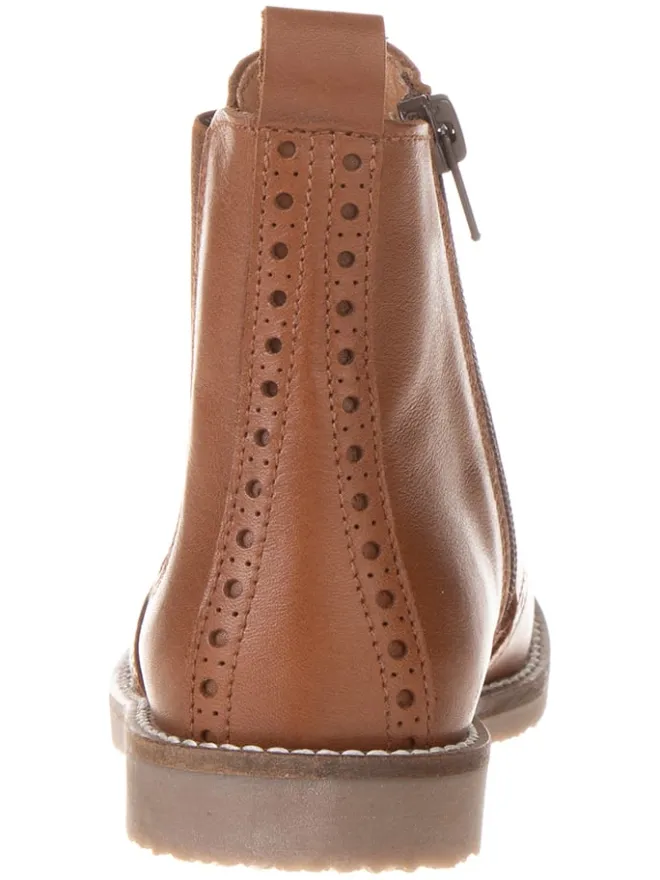 lamino Stiefeletten·Chelsea Boots^Leder-Chelsea-Boots in Hellbraun