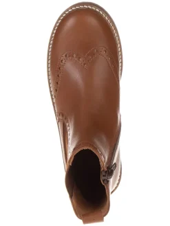 lamino Stiefeletten·Chelsea Boots^Leder-Chelsea-Boots in Hellbraun