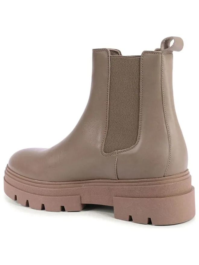 Tommy Hilfiger Shoes Stiefeletten^Leder-Chelsea-Boots in Hellbraun