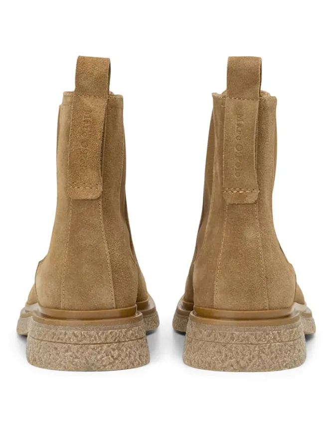 Leder-Chelsea-Boots in Hellbraun>Marc O'Polo Shoes Outlet