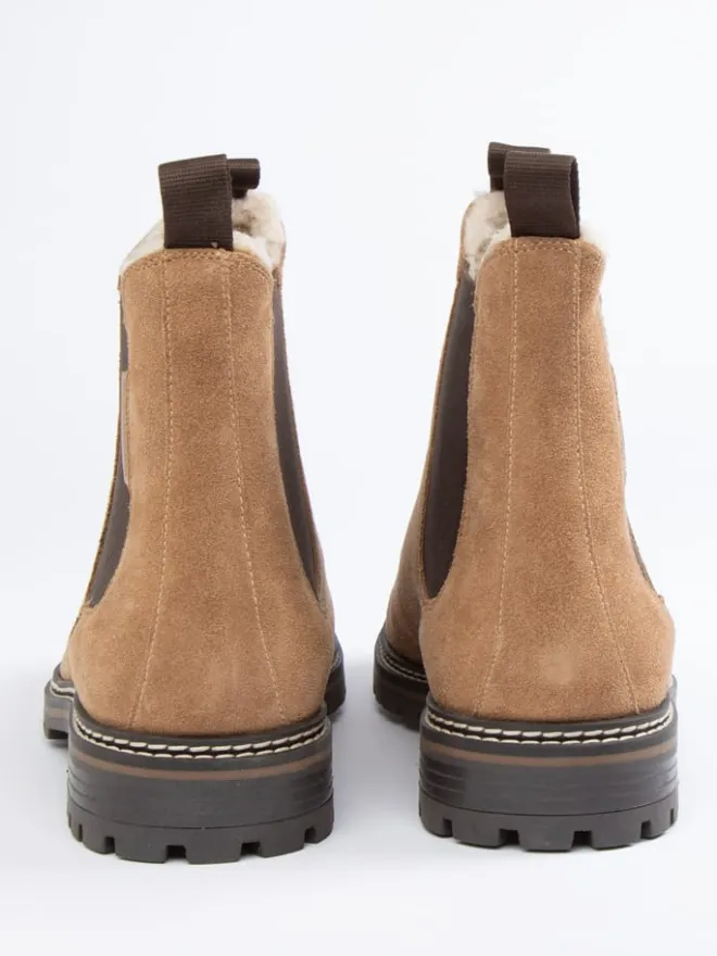 Leder-Chelsea-Boots in Hellbraun>PAUL VESTERBRO Online