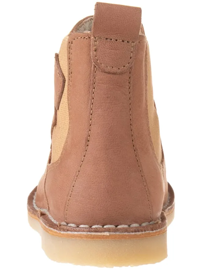 kmins Stiefeletten·Chelsea Boots^Leder-Chelsea-Boots in Hellbraun