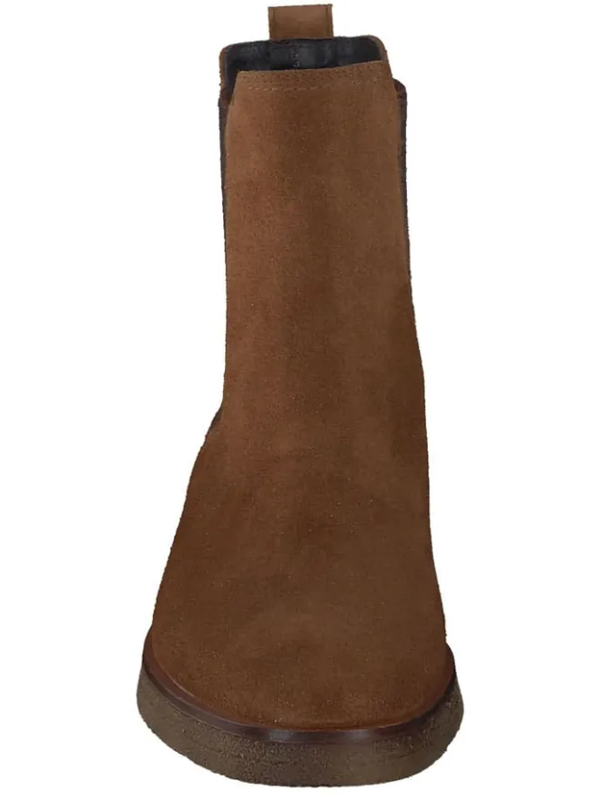 Leder-Chelsea-Boots in Hellbraun>Paul Green Outlet