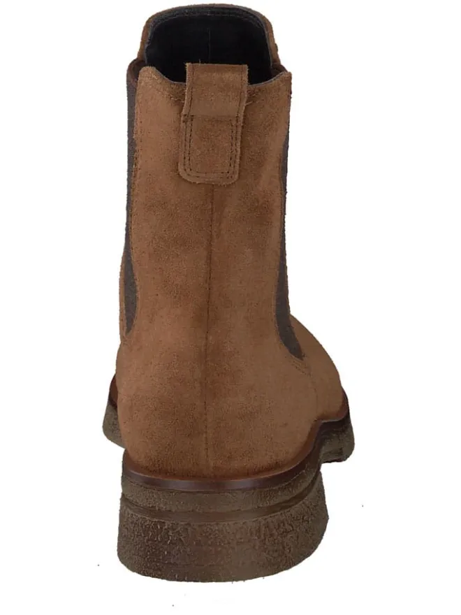 Leder-Chelsea-Boots in Hellbraun>Paul Green Outlet