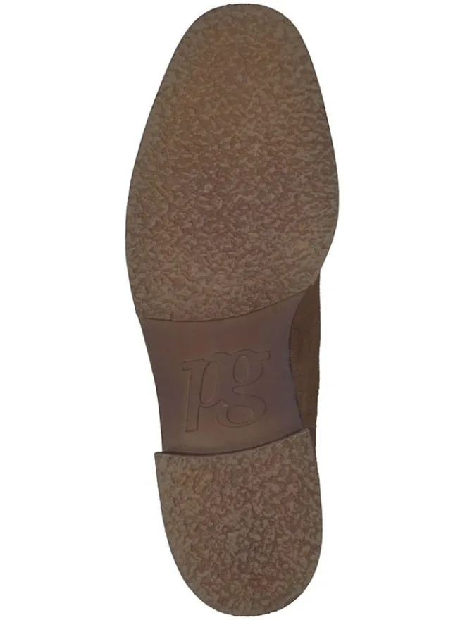 Leder-Chelsea-Boots in Hellbraun>Paul Green Outlet