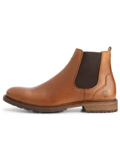 TRAVELIN' Stiefel & Boots^Leder-Chelsea-Boots in Hellbraun