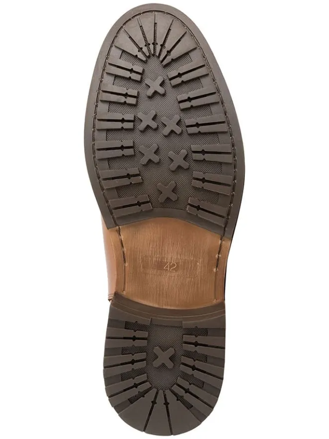TRAVELIN' Stiefel & Boots^Leder-Chelsea-Boots in Hellbraun