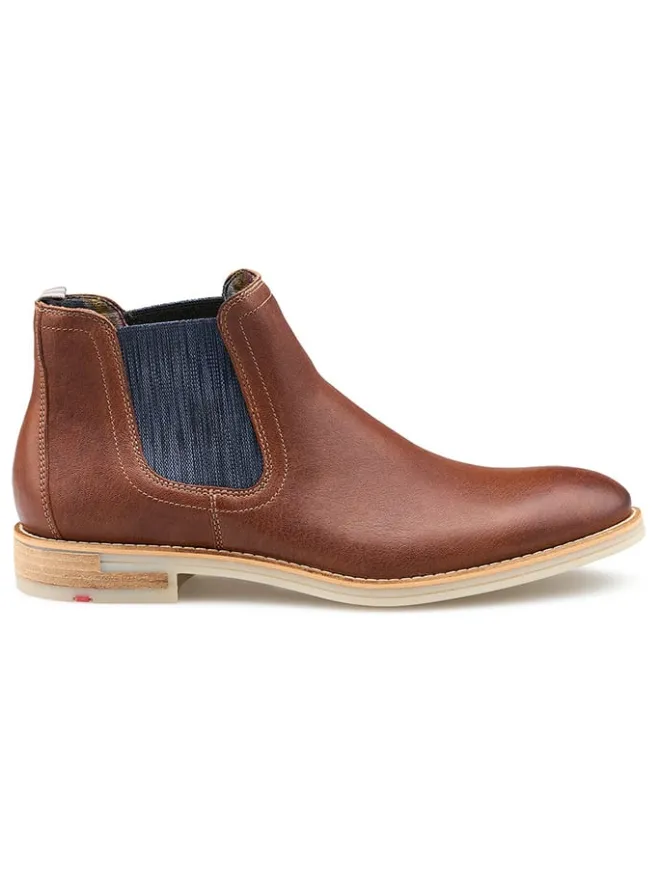 Leder-Chelsea-Boots in Hellbraun>LLOYD Outlet