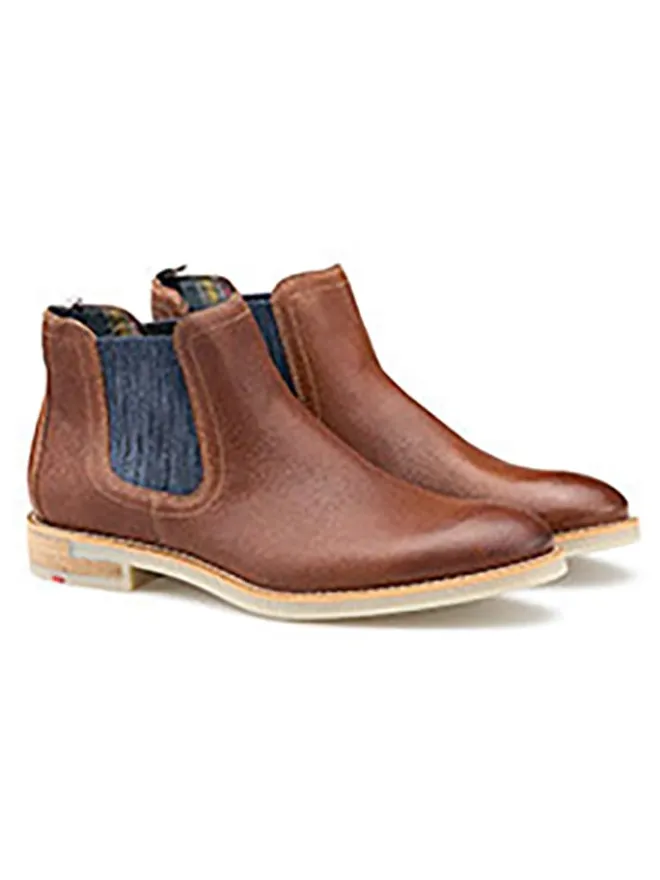 Leder-Chelsea-Boots in Hellbraun>LLOYD Outlet