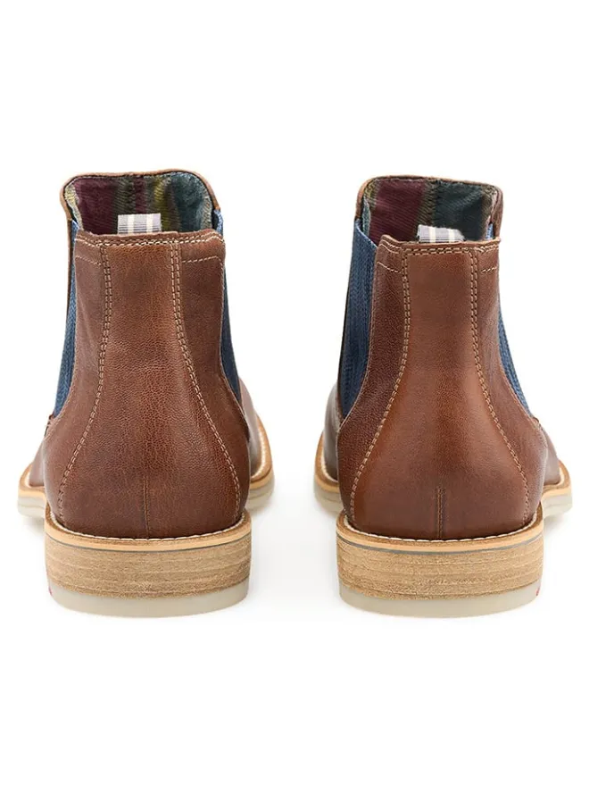 Leder-Chelsea-Boots in Hellbraun>LLOYD Outlet