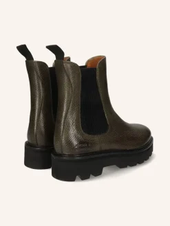 MELVIN & HAMILTON Stiefeletten^Leder-Chelsea-Boots in Khaki