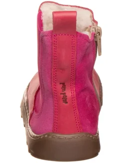 Leder-Chelsea-Boots in Pink><noscript><img width=