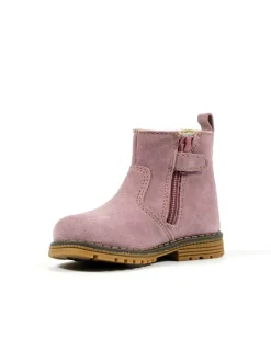 Leder-Chelsea-Boots in Rosa><noscript><img width=