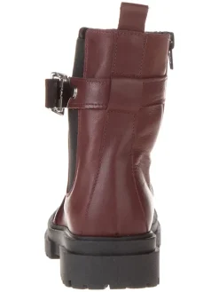 lamino Stiefeletten·Chelsea Boots^Leder-Chelsea-Boots in Rot