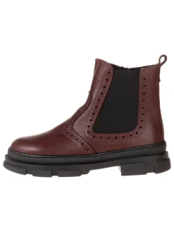 lamino Stiefeletten·Chelsea Boots^Leder-Chelsea-Boots in Rot