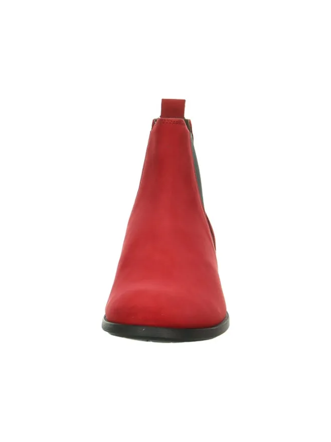 Think! Stiefeletten^Leder-Chelsea-Boots in Rot