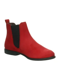 Think! Stiefeletten^Leder-Chelsea-Boots in Rot