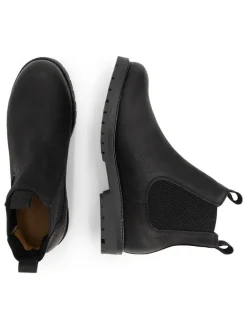 TRAVELIN' Stiefeletten^Leder-Chelsea-Boots in Schwarz