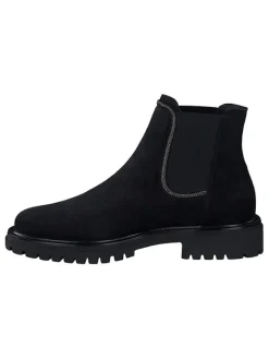 Paul Green Stiefeletten^Leder-Chelsea-Boots in Schwarz