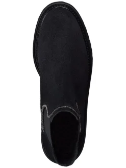 Paul Green Stiefeletten^Leder-Chelsea-Boots in Schwarz