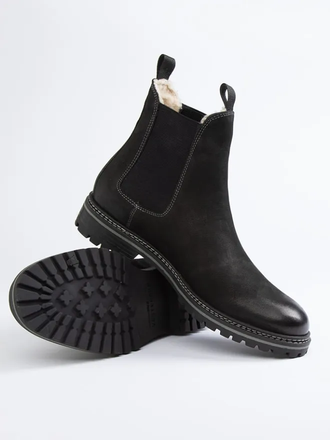 PAUL VESTERBRO Stiefel & Boots^Leder-Chelsea-Boots in Schwarz