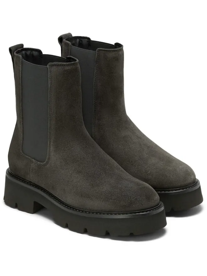 Leder-Chelsea-Boots in Schwarz>Marc O'Polo Shoes Best