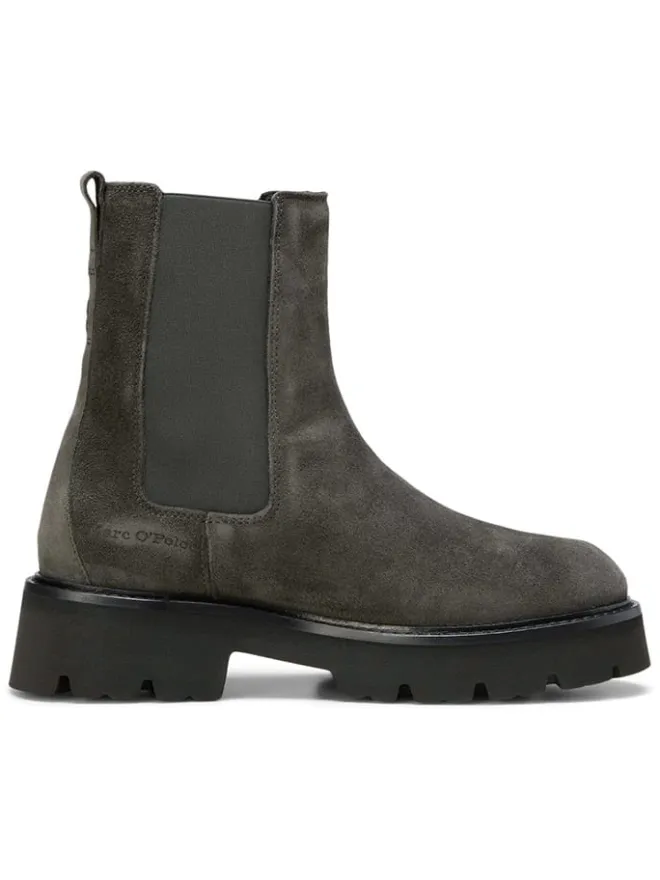 Leder-Chelsea-Boots in Schwarz>Marc O'Polo Shoes Best